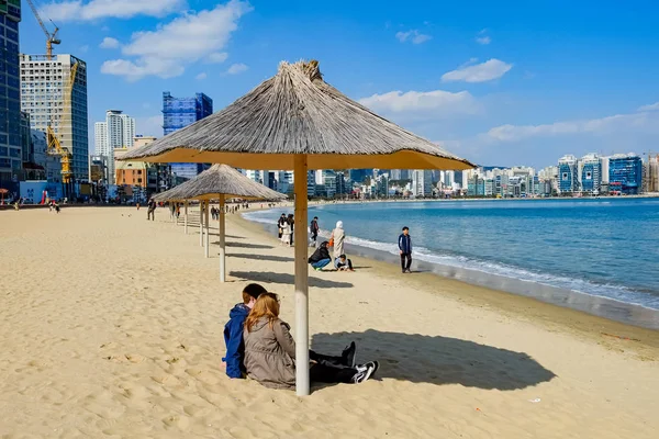 Beach Facade Busan Korea — Stock Photo, Image