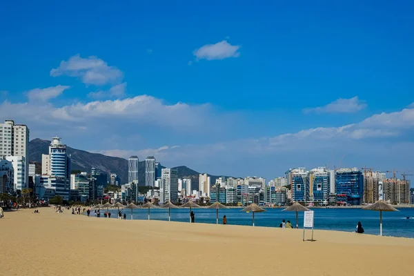 Beach Facade Busan Korea — Stock Photo, Image