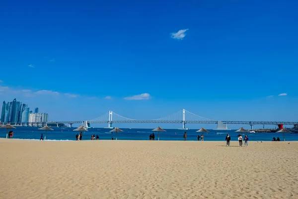 Fachada Playa Busan Corea — Foto de Stock