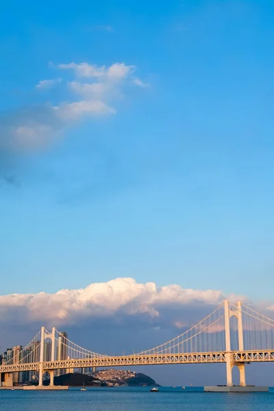 Diamond Bridge Gwangan Bridge Busan Korea — Stockfoto