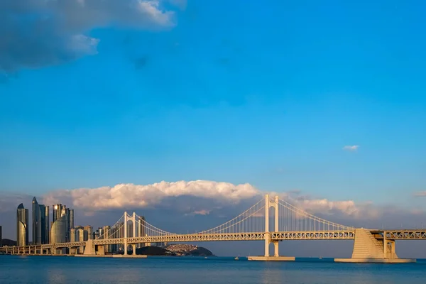 Diamond Bridge Gwangan Bridge Busan Korea — 图库照片