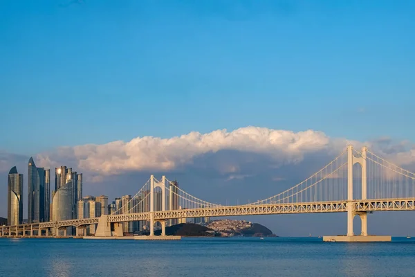 Diamond Bridge Gwangan Bridge Busan Korea — 图库照片