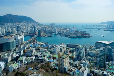 Busan, Kore 'de gökyüzü manzarası
