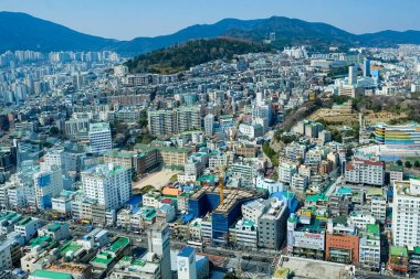 Busan, Kore 'de gökyüzü manzarası