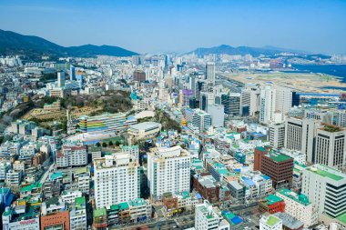Busan, Kore 'de gökyüzü manzarası