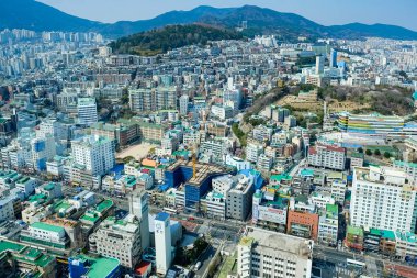 Busan, Kore 'de gökyüzü manzarası