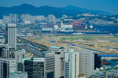 Busan, Kore 'de gökyüzü manzarası