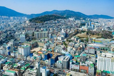 Busan, Kore 'de gökyüzü manzarası