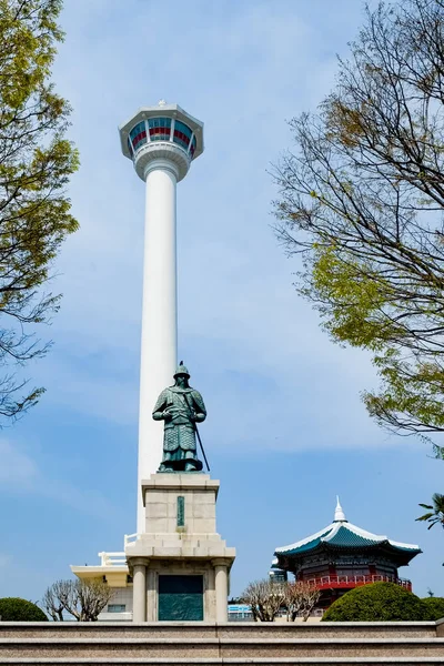 韓国の釜山タワー — ストック写真