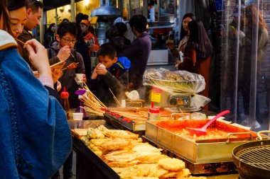 Seul, Kore 'deki Mangwon Pazarı.