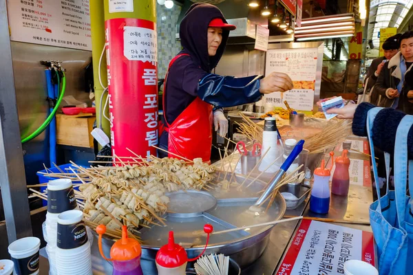 韓国ソウルのマンウォン市場 — ストック写真