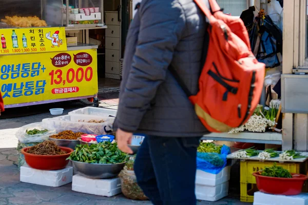 韓国ソウルのマンウォン市場 — ストック写真