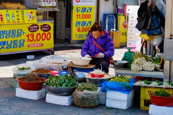 Mangwon Market Seoul Korea — Stockfoto