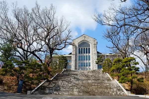 Πανεπιστήμιο Ewha Womans Στη Σεούλ Της Κορέας — Φωτογραφία Αρχείου