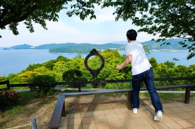 Japonya, Kyoto 'da Amanohashidate Sandbar.