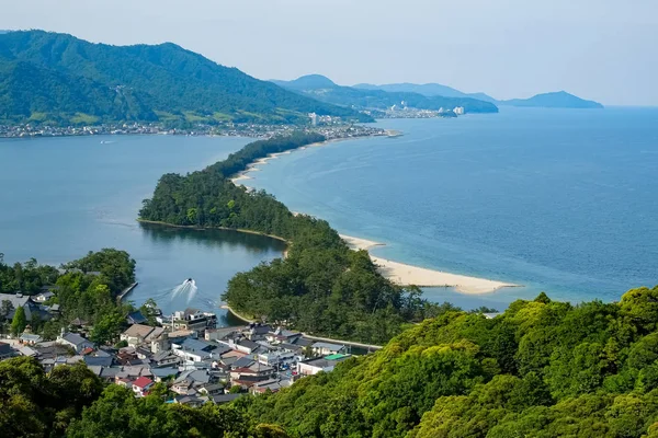 日本京都的Amanohashidate Sandbar — 图库照片