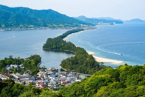 日本京都的Amanohashidate Sandbar — 图库照片