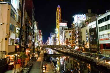 Japonya, Osaka 'daki Shinsekai Market Caddesi..
