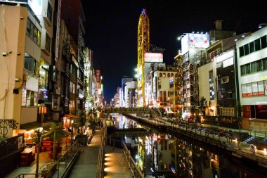 Japonya, Osaka 'daki Shinsekai Market Caddesi..