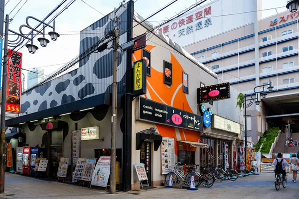 Shinsekai Market Street Osaka Japan — стоковое фото