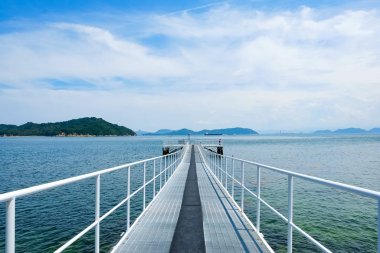 Japonya, Shikoku 'da Naoshima manzarası.