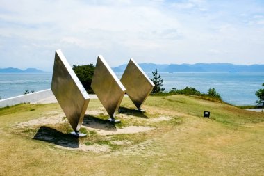 Japonya, Shikoku 'da Naoshima manzarası.