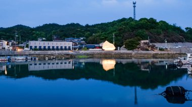 Japonya, Shikoku 'da Naoshima manzarası.
