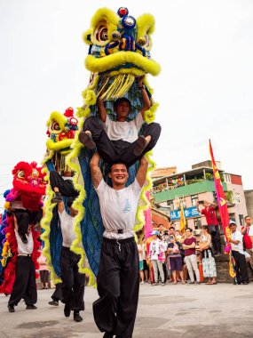 Taipei, Tayvan 'da Tamsui Shing Shuei Yan Kültür Festivali.