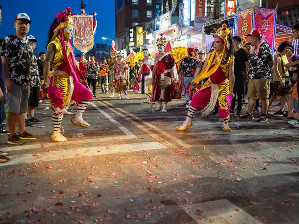 Festival Cultural Tamsui Shing Shuei Yan Taipei Taiwán — Foto de Stock