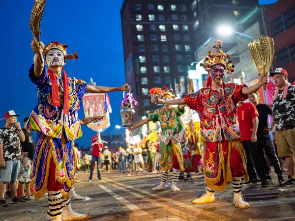 Festival Cultural Tamsui Shing Shuei Yan Taipei Taiwán — Foto de Stock