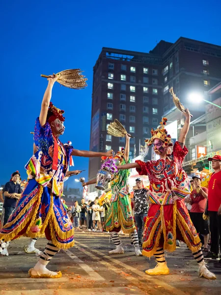 Cultuurfestival Van Tamsui Shing Shuei Yan Taipei Taiwan — Stockfoto