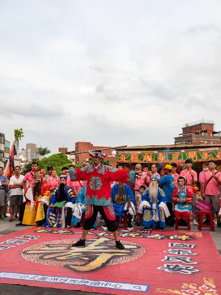 Фестиваль Культуры Тамсуй Шин Шуэй Янь Тайбэе Тайвань — стоковое фото