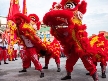 Taipei, Tayvan 'da Tamsui Shing Shuei Yan Kültür Festivali.