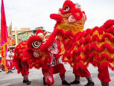 Taipei, Tayvan 'da Tamsui Shing Shuei Yan Kültür Festivali.