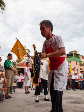 Taipei, Tayvan 'da Tamsui Shing Shuei Yan Kültür Festivali.