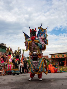 Taipei, Tayvan 'da Tamsui Shing Shuei Yan Kültür Festivali.