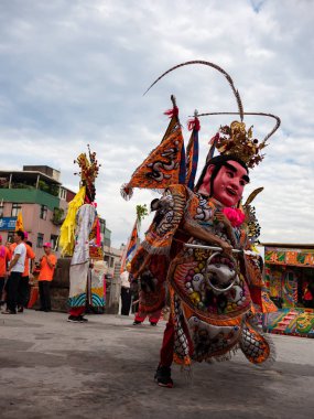 Taipei, Tayvan 'da Tamsui Shing Shuei Yan Kültür Festivali.