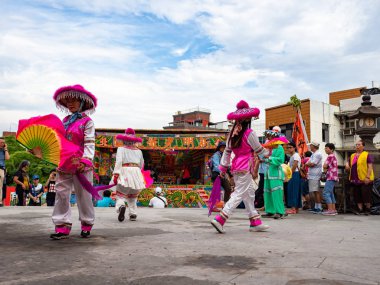 Taipei, Tayvan 'da Tamsui Shing Shuei Yan Kültür Festivali.