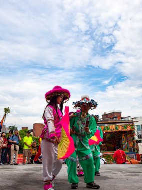Taipei, Tayvan 'da Tamsui Shing Shuei Yan Kültür Festivali.