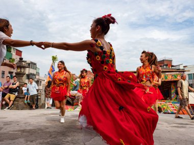 Taipei, Tayvan 'da Tamsui Shing Shuei Yan Kültür Festivali