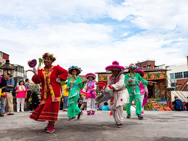 Cultuurfestival Van Tamsui Shing Shuei Yan Taipei Taiwan — Stockfoto