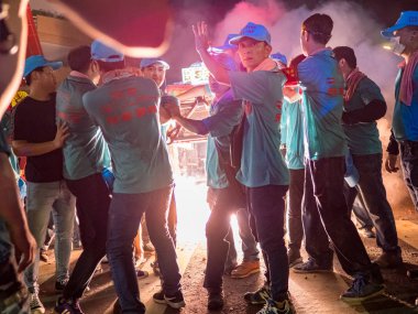 Taipei, Tayvan 'da Tamsui Shing Shuei Yan Kültür Festivali