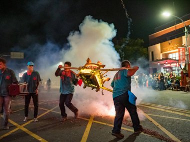 Taipei, Tayvan 'da Tamsui Shing Shuei Yan Kültür Festivali