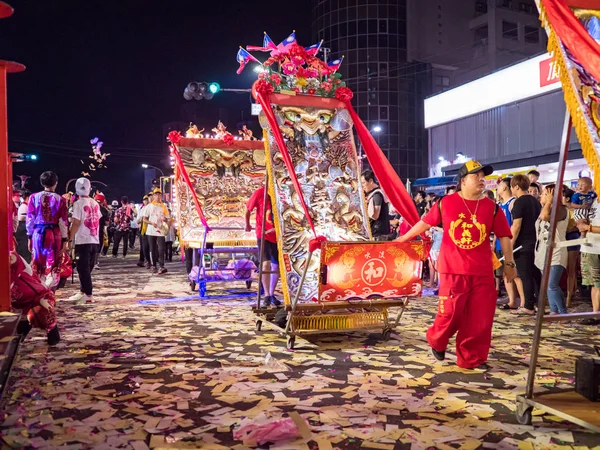 Cultuurfestival Van Tamsui Shing Shuei Yan Taipei Taiwan — Stockfoto