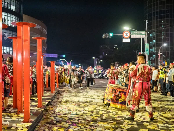 Cultuurfestival Van Tamsui Shing Shuei Yan Taipei Taiwan — Stockfoto