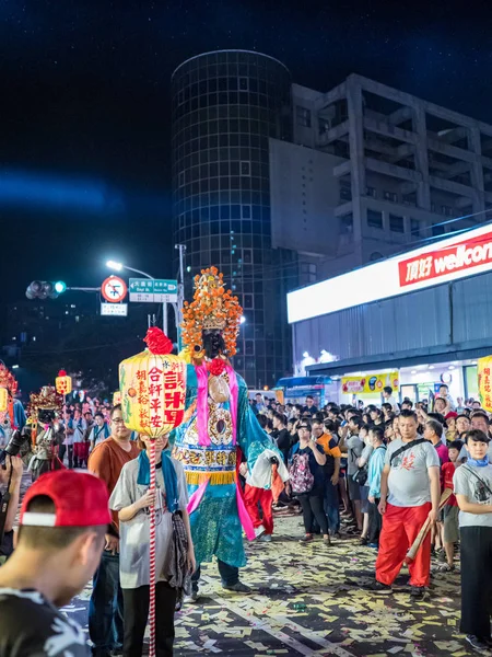 Cultuurfestival Van Tamsui Shing Shuei Yan Taipei Taiwan — Stockfoto