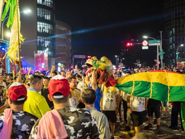 Taipei, Tayvan 'da Tamsui Shing Shuei Yan Kültür Festivali