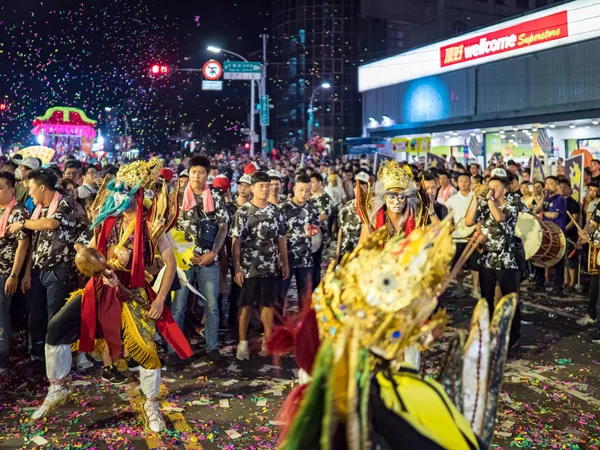 Festival Cultural Tamsui Shing Shuei Yan Taipei Taiwán — Foto de Stock