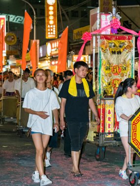 Taipei, Tayvan 'da Tamsui Shing Shuei Yan Kültür Festivali