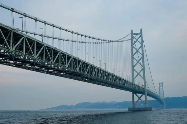 Puente Akashi Kaikyo Kobe Japón — Foto de Stock